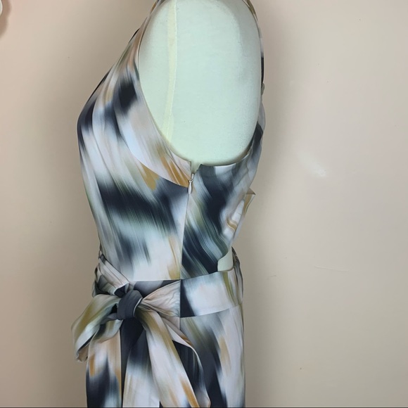 New! REISS Gisele Floral Front Slit Midi Dress - Picture 11 of 16